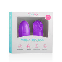 Vibrátor, dildó, műpénisz - Kéjgolyók, tojás vibrátorok: Easytoys - 7 ritmusú rádiós vibrációs tojás (lila) termék fotó, kép