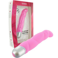 Vibrátor, dildó, műpénisz - G-pont vibrátor: FEELZTOYS Gino - vízálló G-pont vibrátor (pink) termék fotó, kép