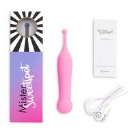 Vibrátor, dildó, műpénisz - Klitorisz izgatók: FEELZTOYS Mister Sweetspot - akkus, vízálló csiklóvibrátor (pink) termék fotó, kép