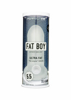 Férfi kellékek - Péniszköpenyek, péniszhosszabbítók: Fat Boy Original Ultra Fat - péniszköpeny (15 cm) - tejfehér termék fotó, kép