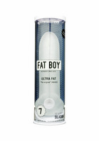Férfi kellékek - Péniszköpenyek, péniszhosszabbítók: Fat Boy Original Ultra Fat - péniszköpeny (19 cm) - tejfehér termék fotó, kép