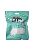 Férfi kellékek - Péniszköpenyek, péniszhosszabbítók: Fat Boy Thin - péniszköpeny (10 cm) - tejfehér termék fotó, kép