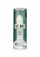 Férfi kellékek - Péniszköpenyek, péniszhosszabbítók: Fat Boy Thin - péniszköpeny (17 cm) - tejfehér termék fotó, kép