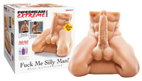 Kielégítő eszközök - Egész alakos babák: Fuck Me Silly - térdelő férfi torzó maszturbátor termék fotó, kép