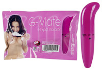 Vibrátor, dildó, műpénisz - G-pont vibrátor: G-Mate - G-pont vibrátor (pink) termék fotó, kép