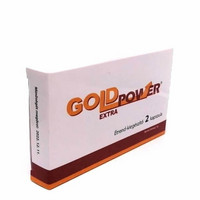 Férfi kellékek - Férfi potencia: Gold Power Extra - étrendkiegészítő kapszula férfiaknak (2 db) termék fotó, kép