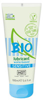 Előjáték, kellékek - Síkosító, masszázs olaj: HOT Bio Sensitive - vegán vízbázisú síkosító (100 ml) termék fotó, kép