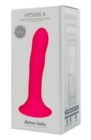 Vibrátor, dildó, műpénisz - Dildók (nem rezgő): Hitsens 4 - alakítható, tapadótalpas hullámos dildó (pink) termék fotó, kép