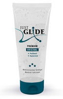 Előjáték, kellékek - Síkosító, masszázs olaj: Just Glide Premium Original - vegán, vízbázisú síkosító (200 ml) termék fotó, kép