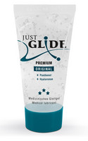 Előjáték, kellékek - Síkosító, masszázs olaj: Just Glide Premium Original - vegán vízbázisú síkosító (20 ml) termék fotó, kép