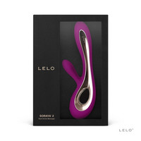Vibrátor, dildó, műpénisz - Vagina és klitorisz vibrátor: LELO Soraya 2 - akkus, vízálló, csiklókaros vibrátor (lila) termék fotó, kép