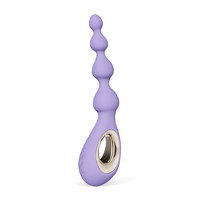 Popsi szex, anál szex - Dildó, vibrátor, butt-plug: LELO Soraya Beads - akkus, vízálló anál vibrátor (lila) termék fotó, kép