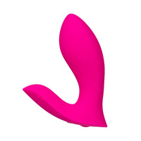 Vibrátor, dildó, műpénisz - Vagina és klitorisz vibrátor: LOVENSE Flexer Panty - akkus, 2in1 vibrátor (pink) termék fotó, kép