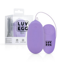 Vibrátor, dildó, műpénisz - Kéjgolyók, tojás vibrátorok: LUV EGG XL - akkus, rádiós vibrációs tojás (lila) termék fotó, kép