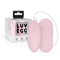 Vibrátor, dildó, műpénisz - Kéjgolyók, tojás vibrátorok: LUV EGG - akkus, rádiós vibrációs tojás (pink) termék fotó, kép
