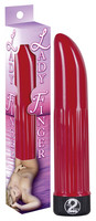 Vibrátor, dildó, műpénisz - Mini vibrátor (rezgő): Lady finger (vörös) termék fotó, kép