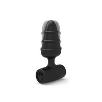 Popsi szex, anál szex - Dildó, vibrátor, butt-plug: Love Plug - mini anál vibrátor (fekete) termék fotó, kép