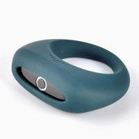 Férfi kellékek - Péniszgyűrű, heregyűrű: Magic Motion Dante II - okos, akkus vibrációs péniszgyűrű (kék) termék fotó, kép