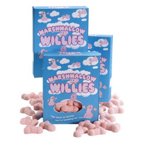 Ajándéktárgyak - Legénybúcsú, leánybúcsú, party: Marshmallow - pillecukor fütyi - pink (140g) termék fotó, kép