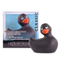 Vibrátor, dildó, műpénisz - Klitorisz izgatók: My Duckie Classic 2.0 - játékos kacsa vízálló csiklóvibrátor (fekete) termék fotó, kép