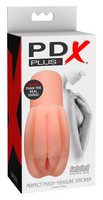 Kielégítő eszközök - Vaginák és popók: PDX Pleasure Stroker - élethű műpunci maszturbátor (natúr) termék fotó, kép