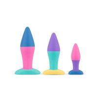 Popsi szex, anál szex - Dildó, vibrátor, butt-plug: PMV20 Koda - anál tágító készlet (színes) termék fotó, kép
