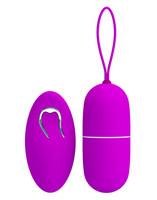 Vibrátor, dildó, műpénisz - Kéjgolyók, tojás vibrátorok: Pretty Love Arvin - rádiós, vibrációs tojás (pink) termék fotó, kép