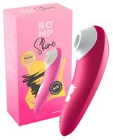 Vibrátor, dildó, műpénisz - Klitorisz izgatók: ROMP Shine - akkus, vízálló léghullámos csiklóizgató (pink) termék fotó, kép