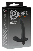 Férfi kellékek - Prosztata izgató, férfi vibrátor: Rebel Naughty Finger - prosztata vibrátor (fekete) termék fotó, kép