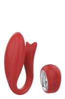Vibrátor, dildó, műpénisz - Vibrátorok (rezgő vibrátor): Red Revolution Pandora - akkus, rádiós párvibrátor (piros) termék fotó, kép