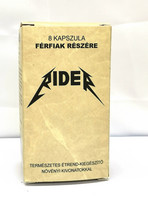 Férfi kellékek - Férfi potencia: Rider - természetes étrend-kiegészítő férfiaknak (8 db) termék fotó, kép