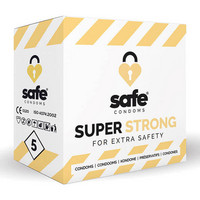 Előjáték, kellékek - Óvszerek: SAFE Super Strong - extra erős óvszer (5 db) termék fotó, kép