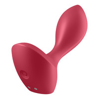 Popsi szex, anál szex - Dildó, vibrátor, butt-plug: Satisfyer Backdoor Lover - akkus, vízálló anál vibrátor (piros) termék fotó, kép