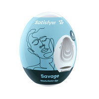 Kielégítő eszközök - Különleges maszturbátorok: Satisfyer Egg Savage - maszturbációs tojás (1 db) termék fotó, kép