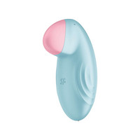 Vibrátor, dildó, műpénisz - Klitorisz izgatók: Satisfyer Tropical Tip - okos, akkus csiklóvibrátor (kék) termék fotó, kép