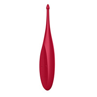 Vibrátor, dildó, műpénisz - Klitorisz izgatók: Satisfyer Twirling Fun - akkus, vízálló csiklóvibrátor (piros) termék fotó, kép