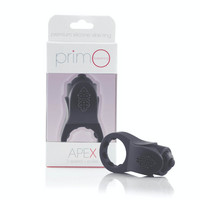 Férfi kellékek - Péniszgyűrű, heregyűrű: Screaming Primo - vibrációs péniszgyűrű (fekete) termék fotó, kép