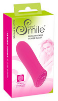 Vibrátor, dildó, műpénisz - Mini vibrátor (rezgő): Smile Power Bullett - akkus, extra erős kis rúdvibrátor (pink) termék fotó, kép