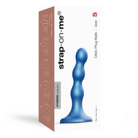 Popsi szex, anál szex - Dildó, vibrátor, butt-plug: Strap-on-me Balls S - gömbös, talpas dildó (kék) termék fotó, kép