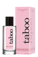 Izgatók, vágykeltők - Pheromon, parfüm, vágykeltő: Taboo Frivole for Woman - feromonos parfüm nőknek (50 ml) termék fotó, kép