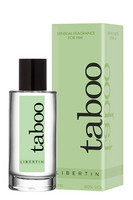 Izgatók, vágykeltők - Pheromon, parfüm, vágykeltő: Taboo Libertin for Men - feromonos parfüm férfiaknak (50 ml) termék fotó, kép