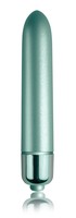 Vibrátor, dildó, műpénisz - Mini vibrátor (rezgő): Touch of Velvet - mini rúdvibrátor (10 ritmusú) - zöld termék fotó, kép