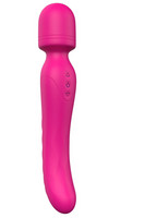 Vibrátor, dildó, műpénisz - Vibrátorok (rezgő vibrátor): Vibes of Love Wand - akkus, melegítő, masszírozó vibrátor (pink) termék fotó, kép