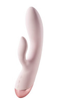 Vibrátor, dildó, műpénisz - Vagina és klitorisz vibrátor: Vivre Coco - akkus, csiklókaros vibrátor (pink) termék fotó, kép