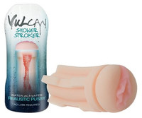 Kielégítő eszközök - Vaginák és popók: Vulcan Shower Stroker - élethű vagina (natúr) termék fotó, kép