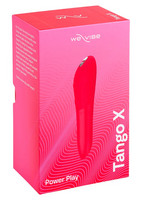 Vibrátor, dildó, műpénisz - Mini vibrátor (rezgő): We-Vibe Tango X - akkus, vízálló rúdvibrátor (korall) termék fotó, kép