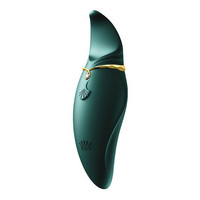 Vibrátor, dildó, műpénisz - Klitorisz izgatók: ZALO – Hero akkus, vízálló csiklóvibrátor (zöld) termék fotó, kép