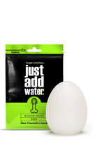 Kielégítő eszközök - Különleges maszturbátorok: just add water - maszturbációs tojás (fehér) termék fotó, kép