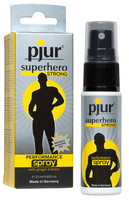 Férfi kellékek - Orgazmus késleltető: pjur Superhero STRONG - késleltető spray (20 ml) termék fotó, kép