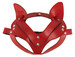 Bad Kitty - vadóc cica maszk fülekkel (piros) kép